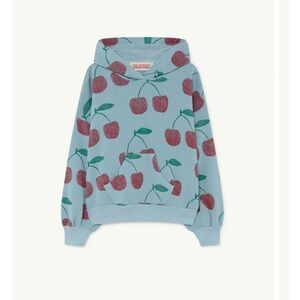 The Animals Observatory Cherry Print Kids Hoodie